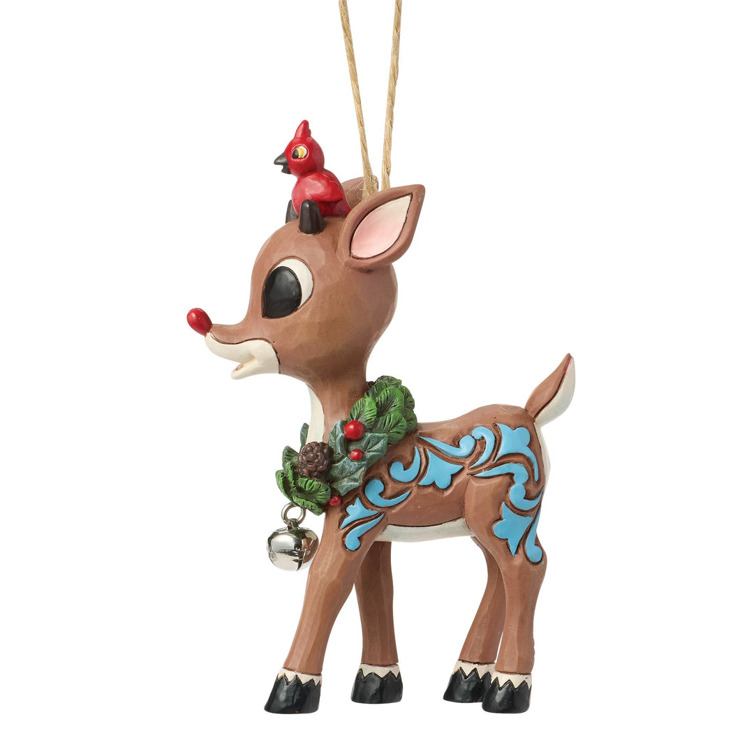 Rudolph with Wreath H/O