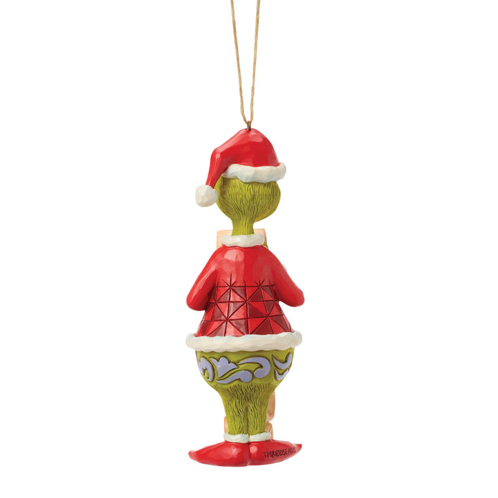 Grinch with List Ornament