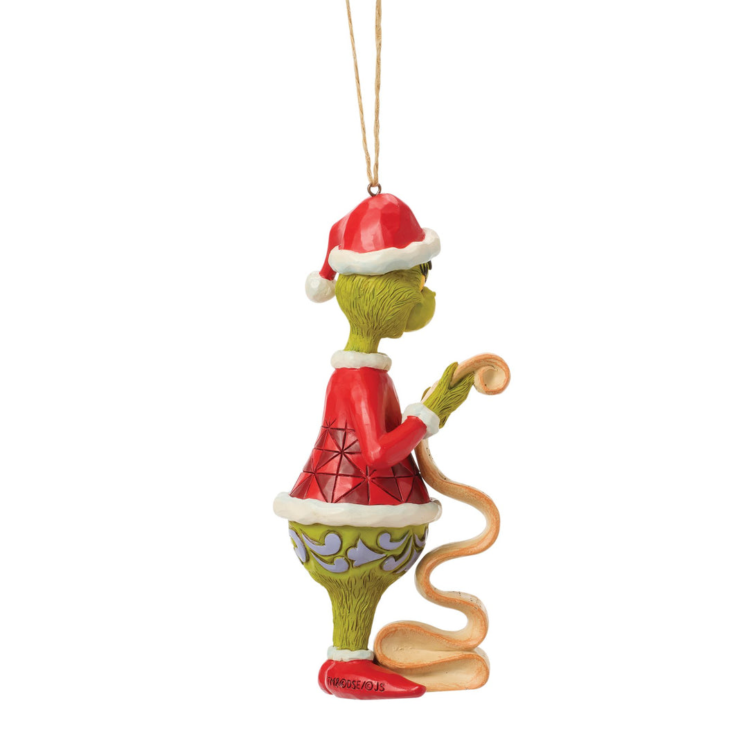 Grinch with List Ornament