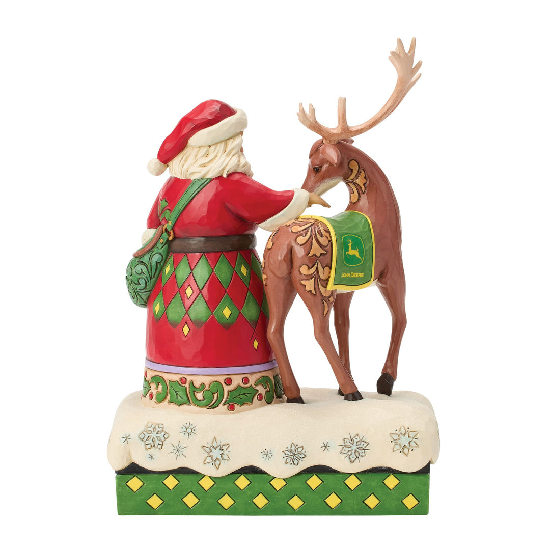 Santa Reindeer John Deere