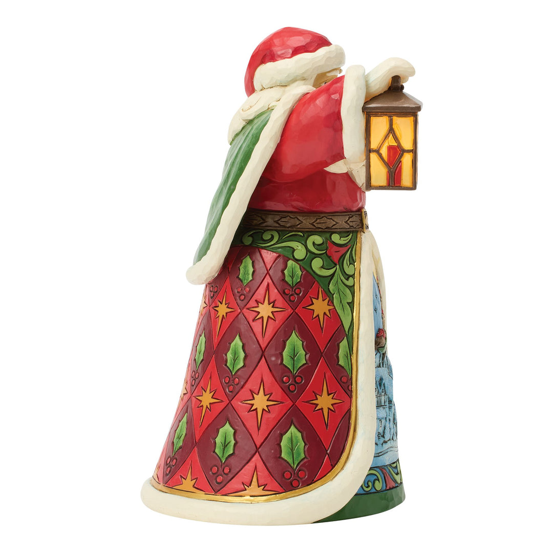 Santa with Lantern LED