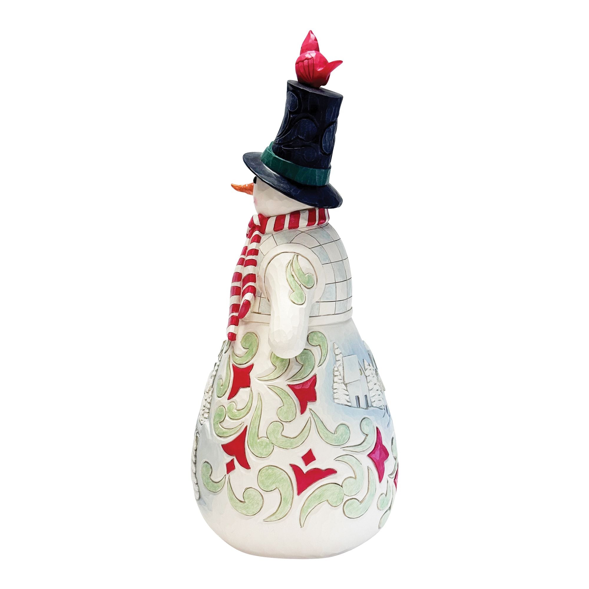 スノーマン ろうそく Snowman LED Candle Statue – Jim Shore