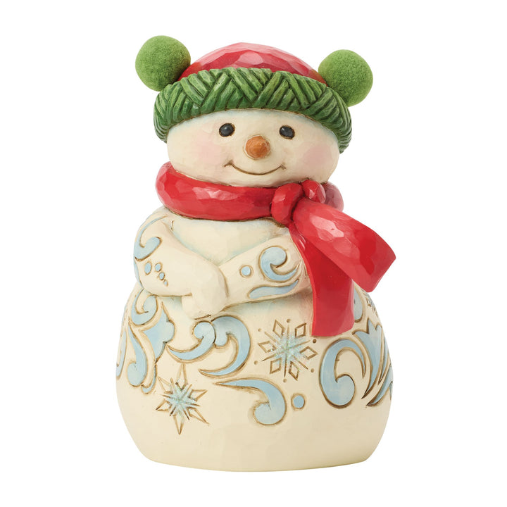 Snowman Pom Pom Hat Fig