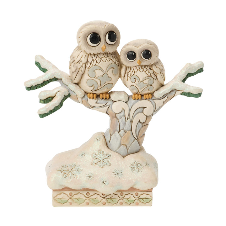 Wdlnd Owls on a Tree Figurine