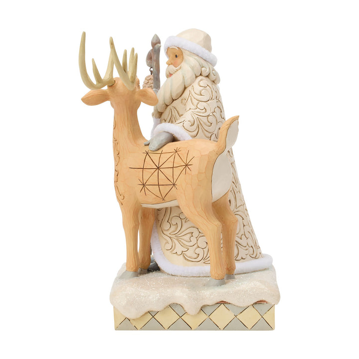 Wdlnd Santa with Buck Figurine