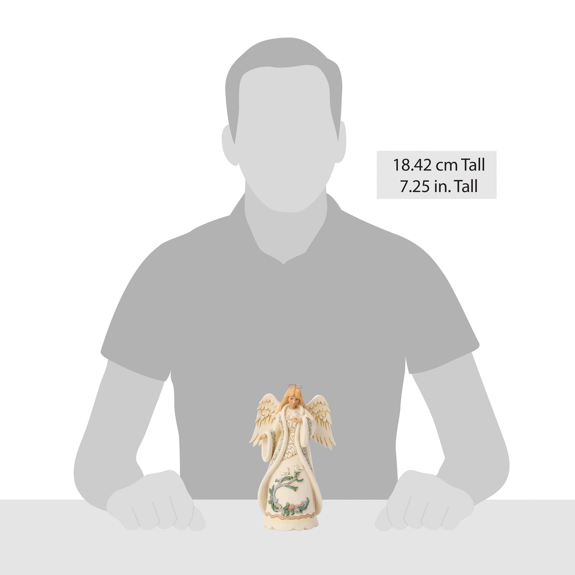 Wdlnd Angel with Dove Figurine – Jim Shore