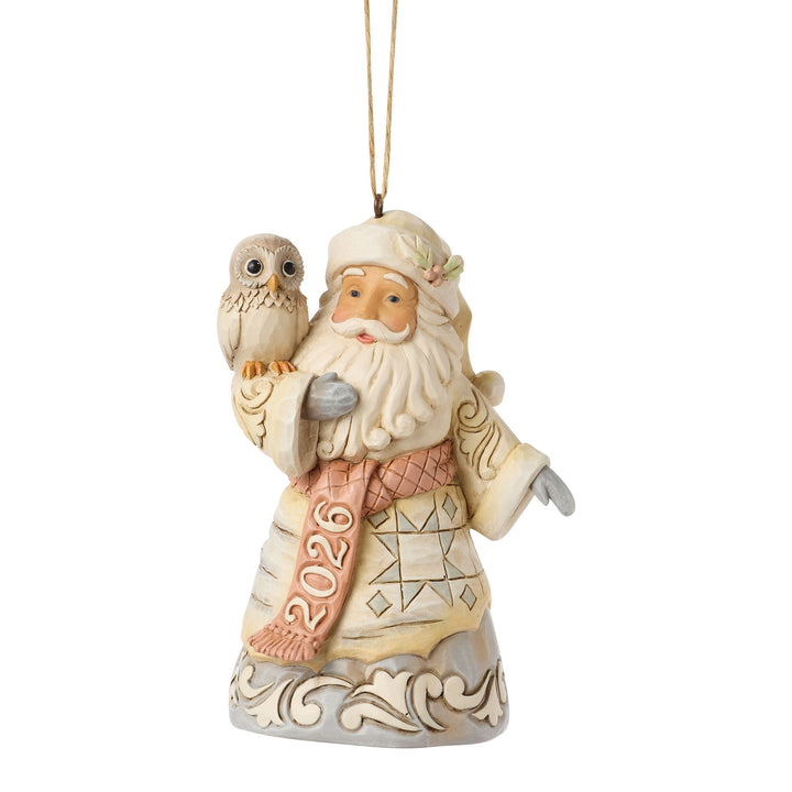 Wdlnd Date 2026 Santa Ornament