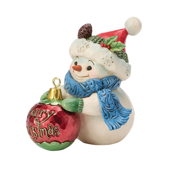 Snowman Ball Ornament Mini