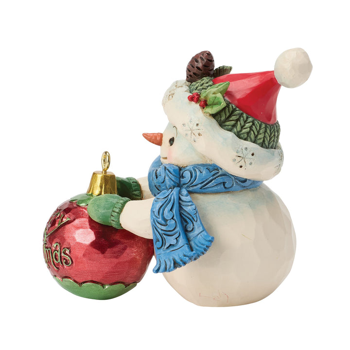 Snowman Ball Ornament Mini