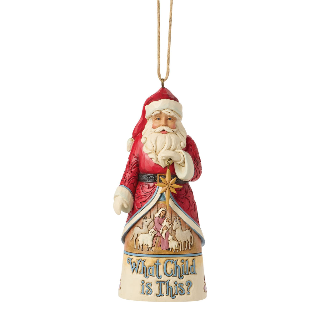 Santa What Child Is This Orn – Jim Shore