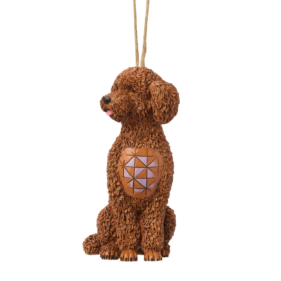 Golden Doodle Dog Ornament
