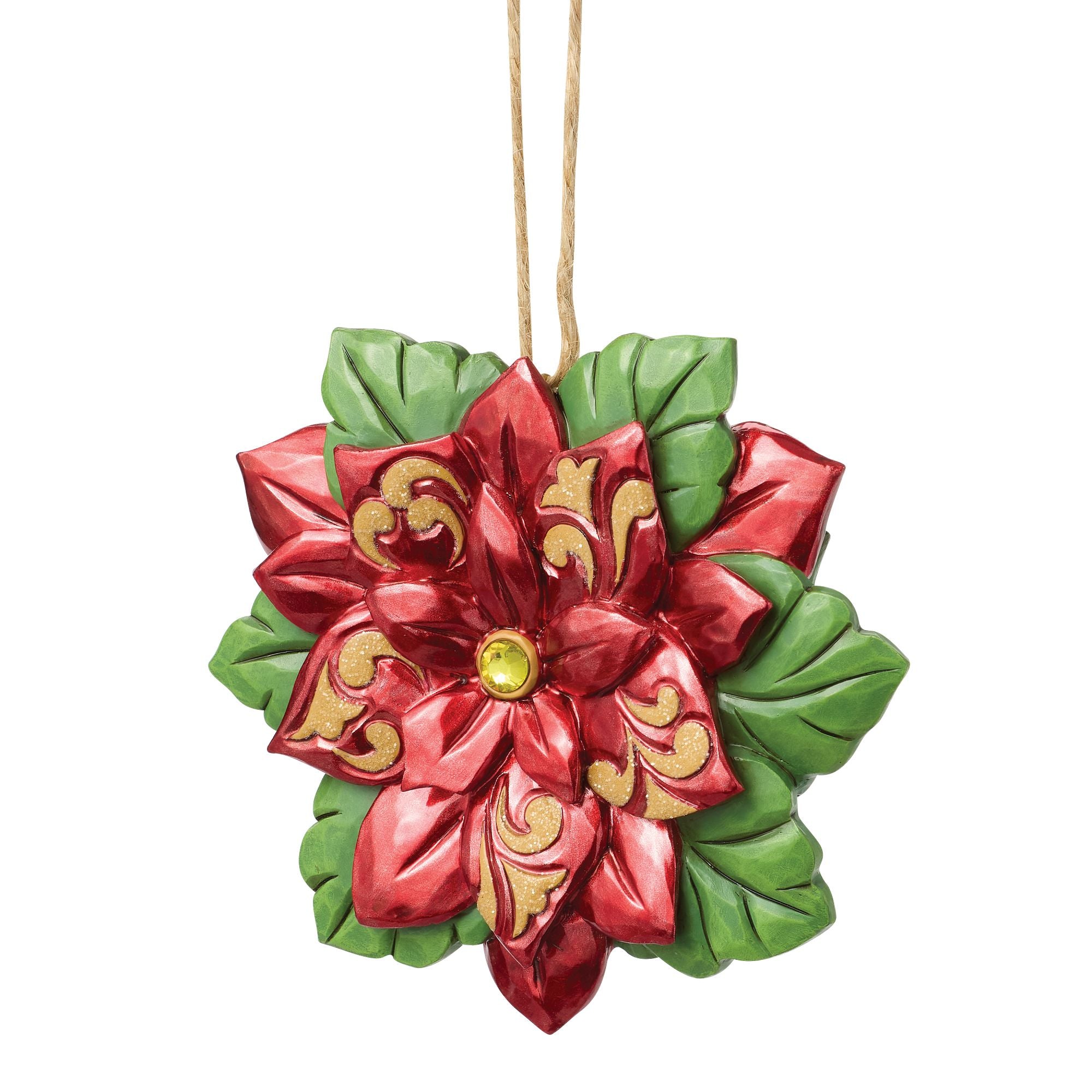 Legends of Poinsettia Orn – Jim Shore