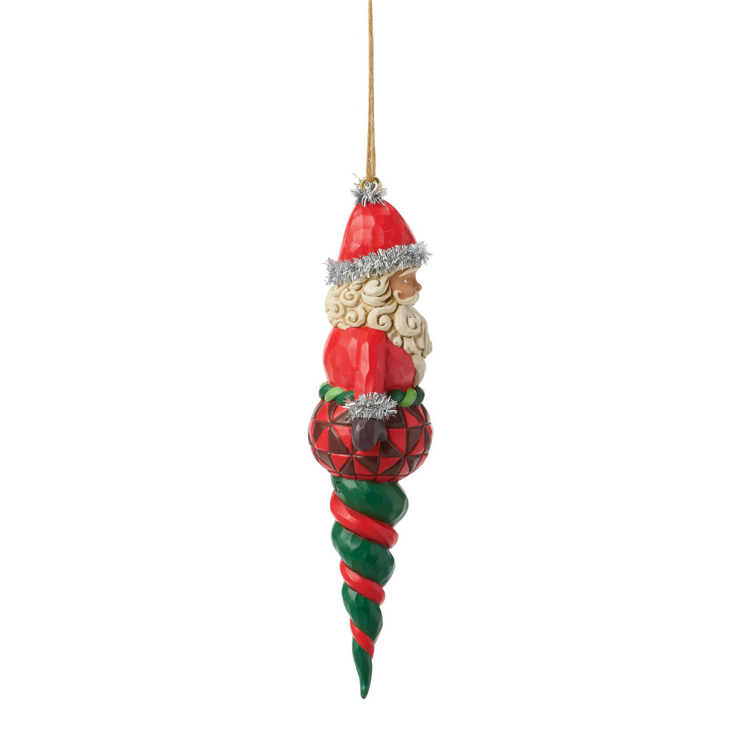 Santa Finial Shape Ornament