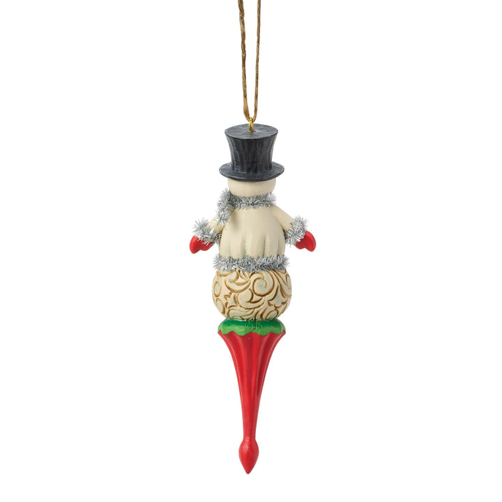 Snowman Finial Ornament