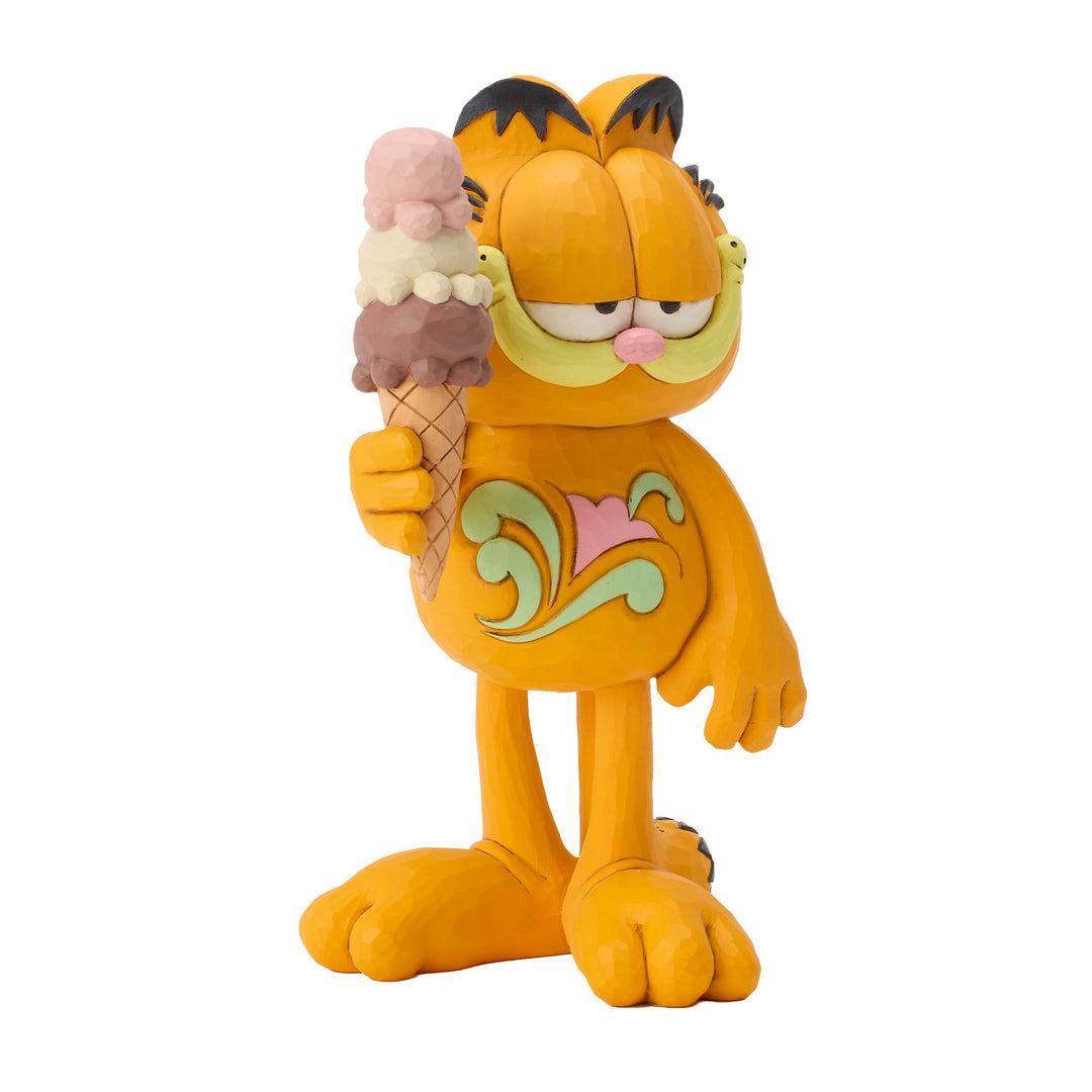 Garfield with Ice Cream