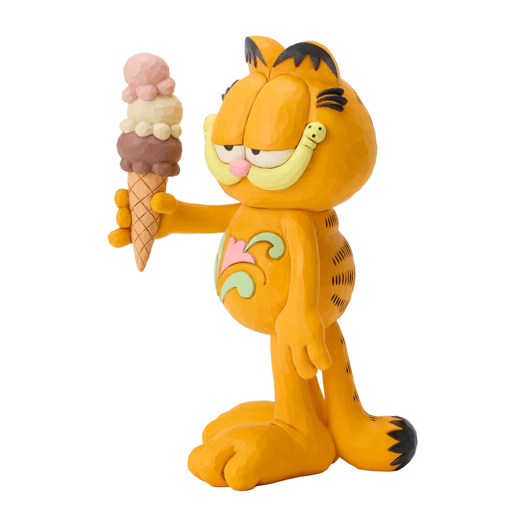 Garfield with Ice Cream