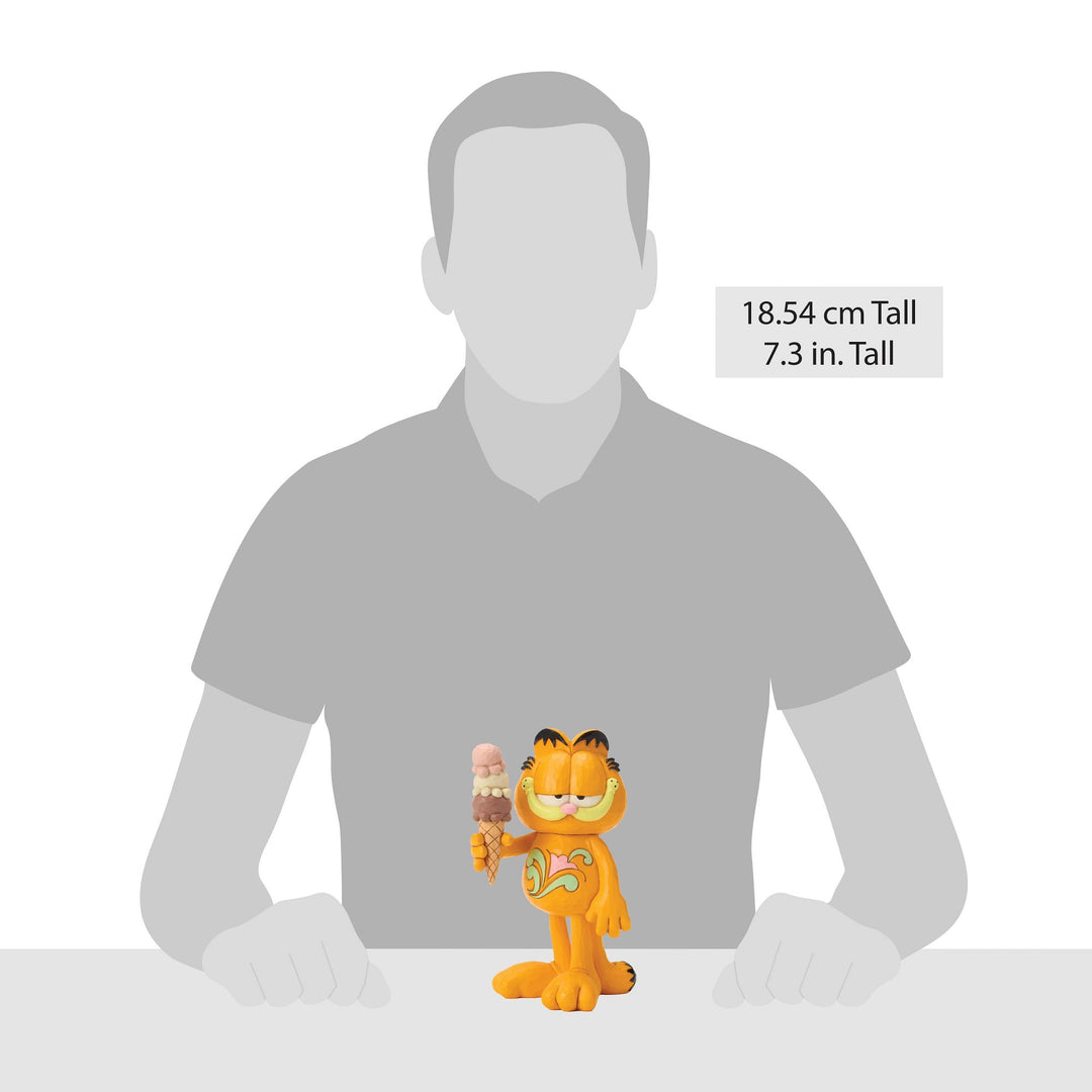 Garfield with Ice Cream