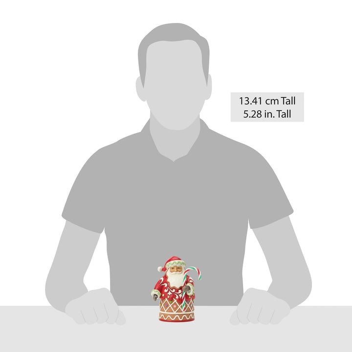 Gingerbread Santa Candy Pint