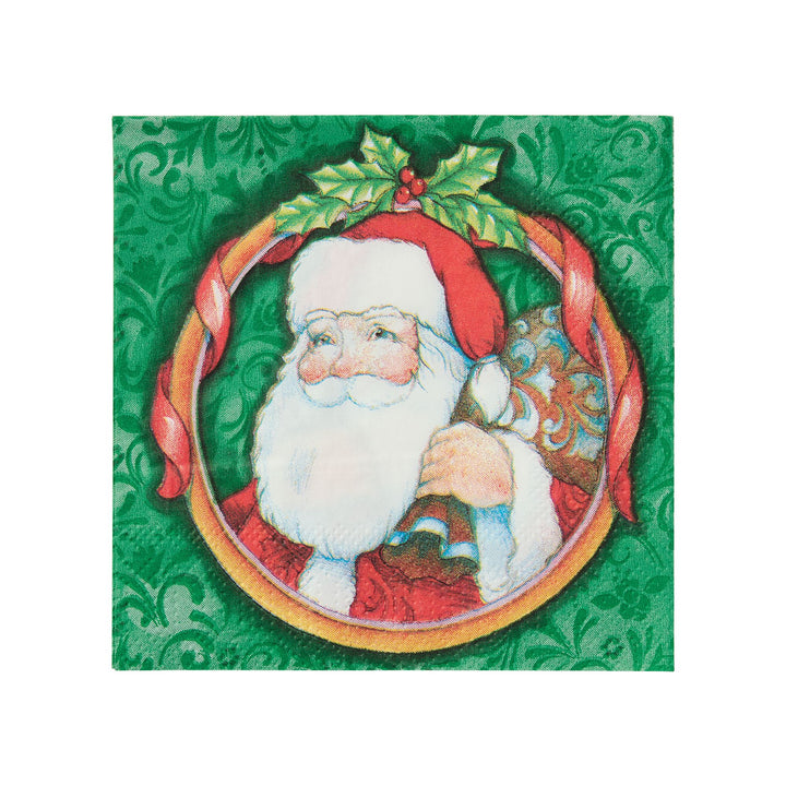 Santa Toybag Cocktail Napkin