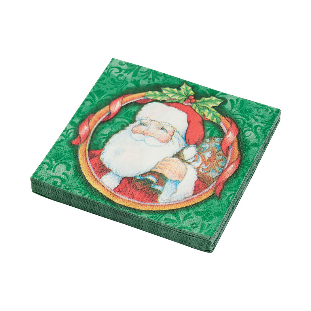 Santa Toybag Cocktail Napkin