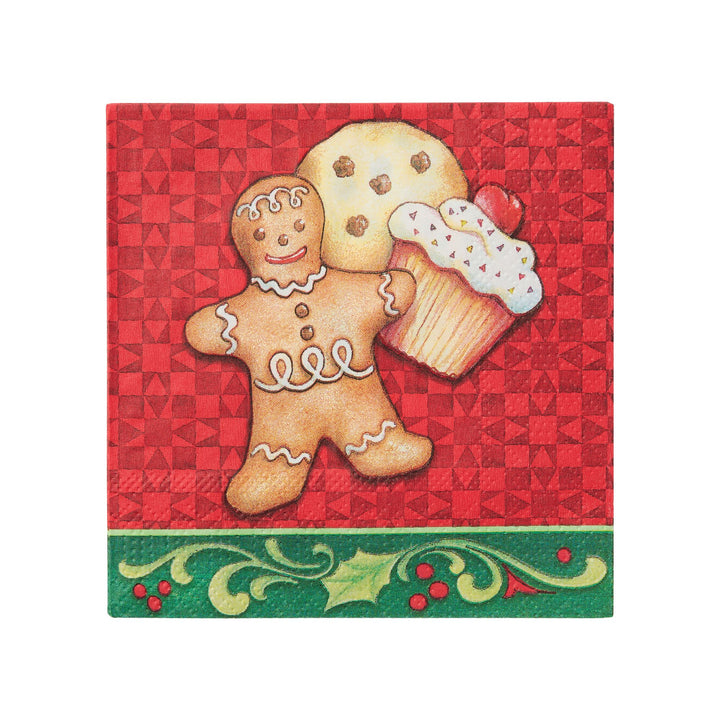 Gingerbread Cocktail Napkin