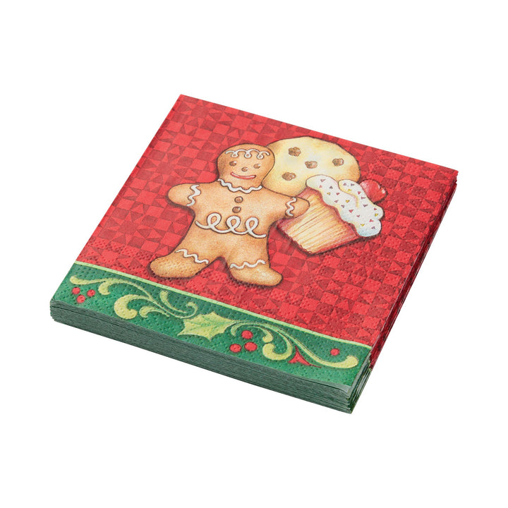 Gingerbread Cocktail Napkin