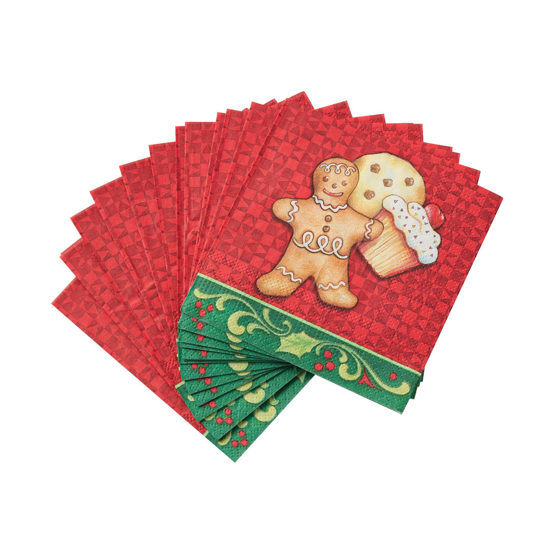 Gingerbread Cocktail Napkin