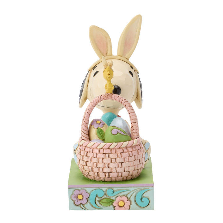 Snoopy w Basket of Easter Egg