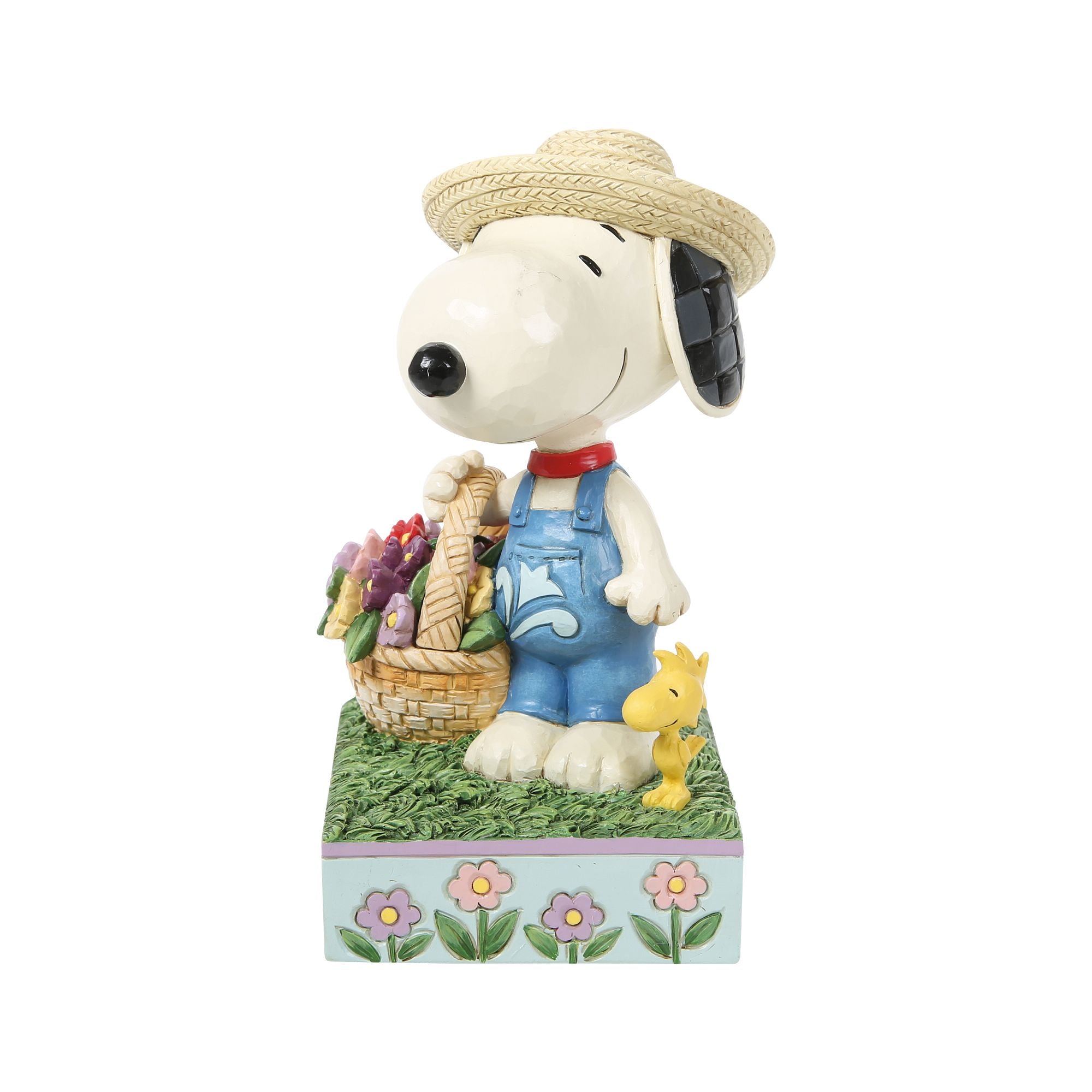 Snoopy Holding Flower Basket – Jim Shore