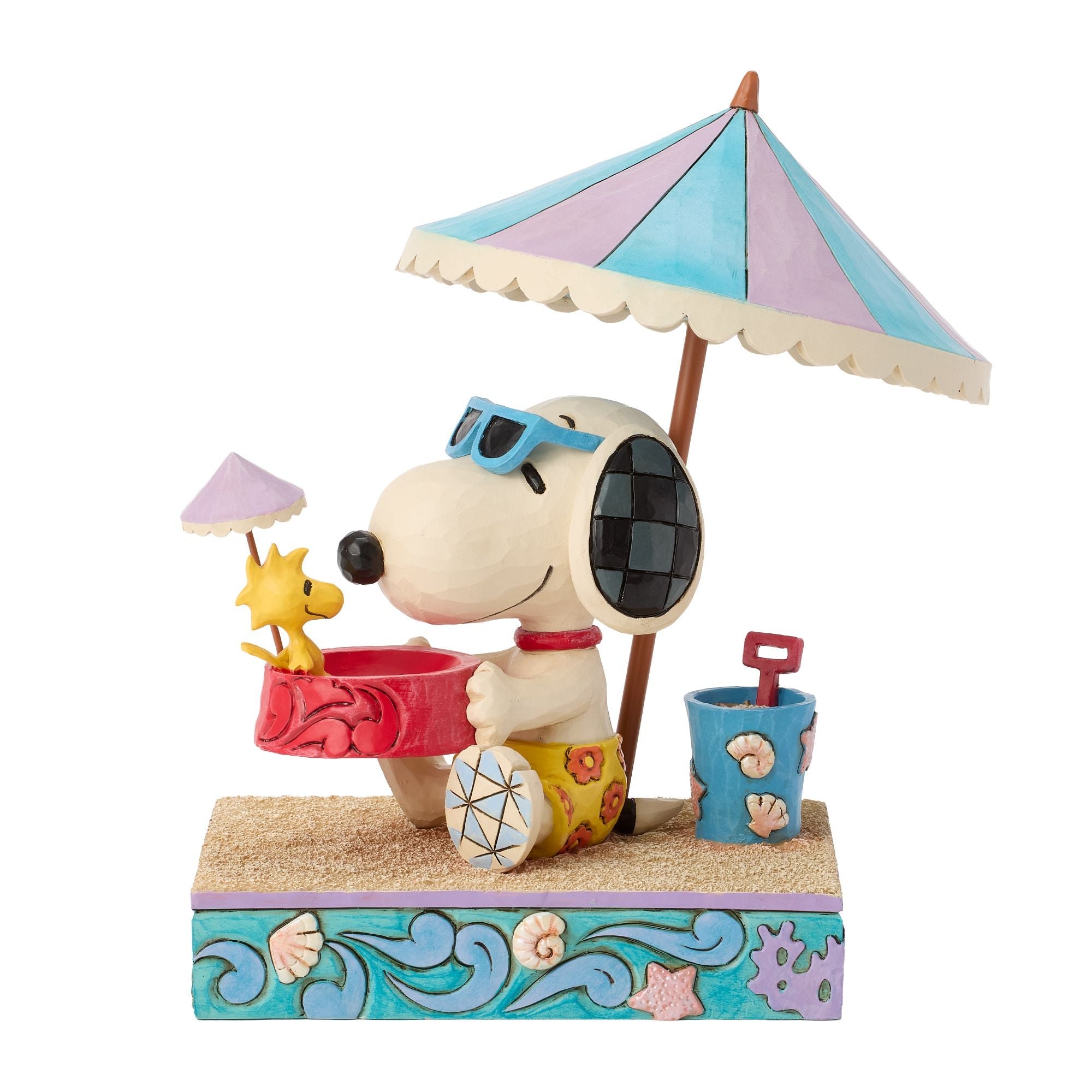 Snoopy Holding Woodstock/Bowl – Jim Shore