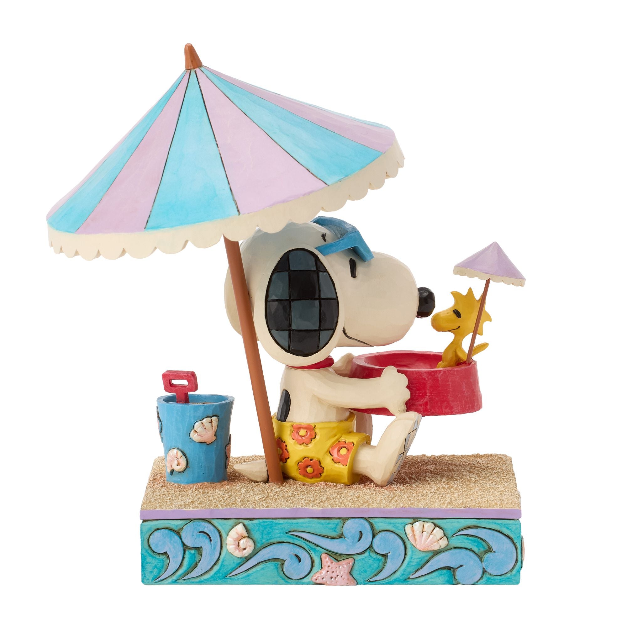 Snoopy Holding Woodstock/Bowl – Jim Shore