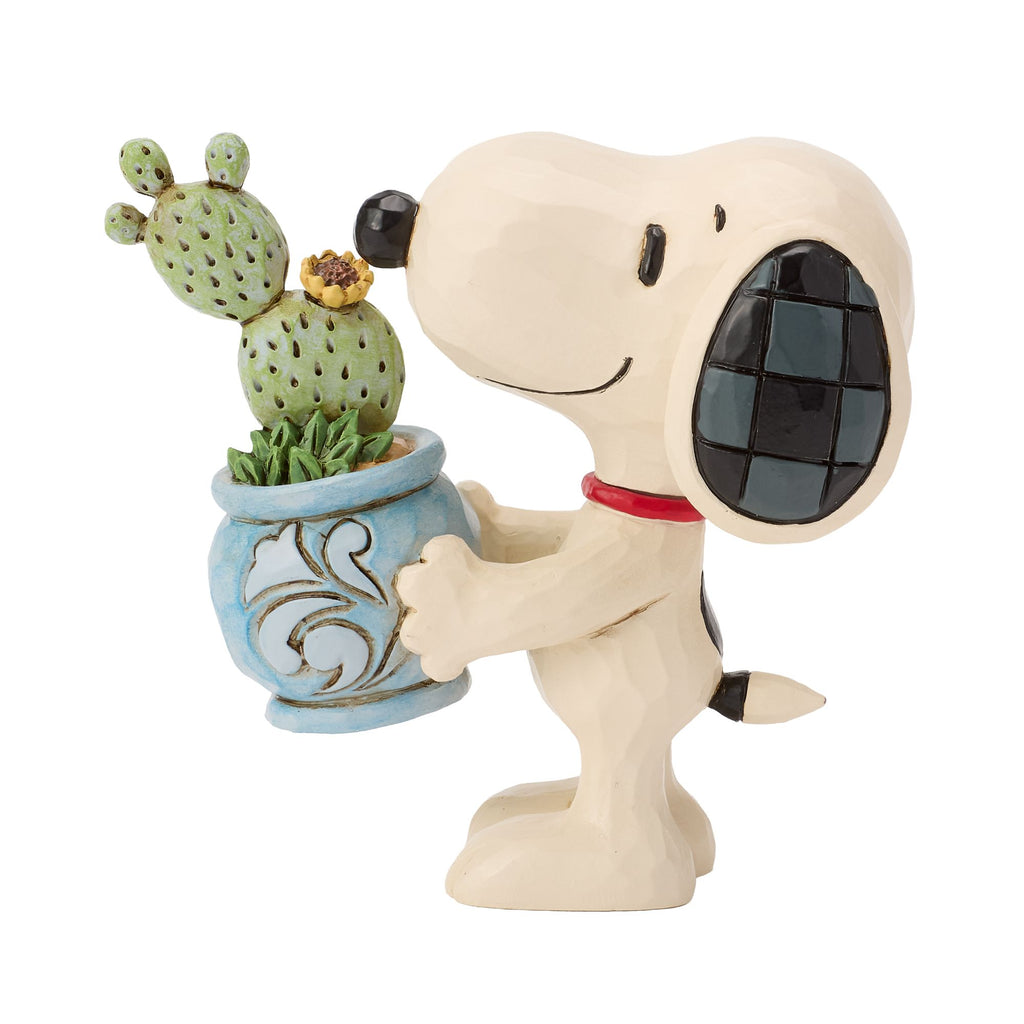 Snoopy with Plant Mini – Jim Shore