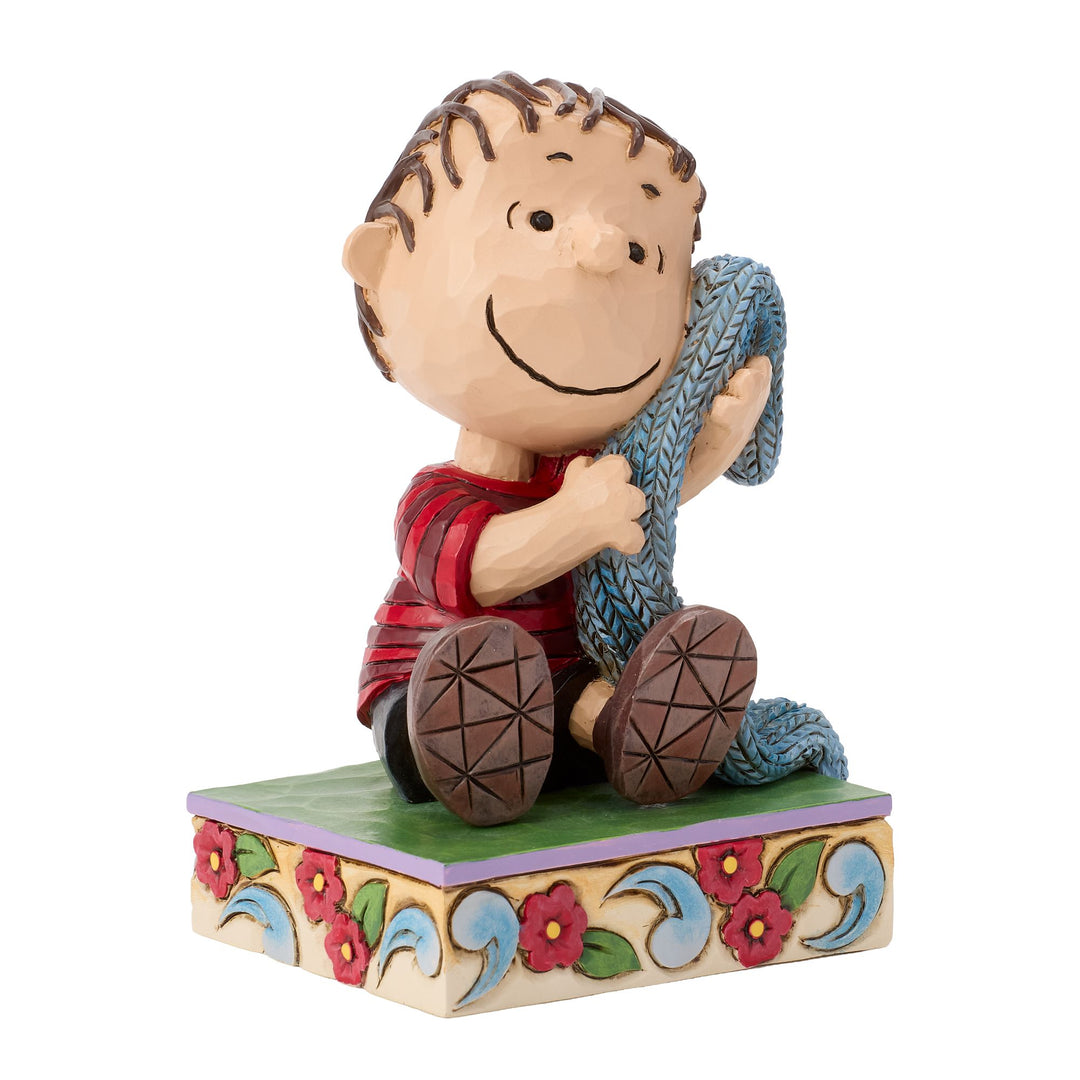 Linus Sitting with Blanket