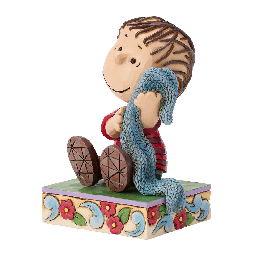 Linus Sitting with Blanket