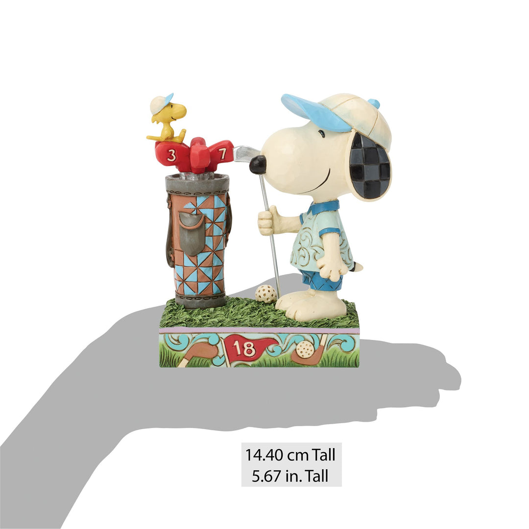 Snoopy and Woodstock Golfing