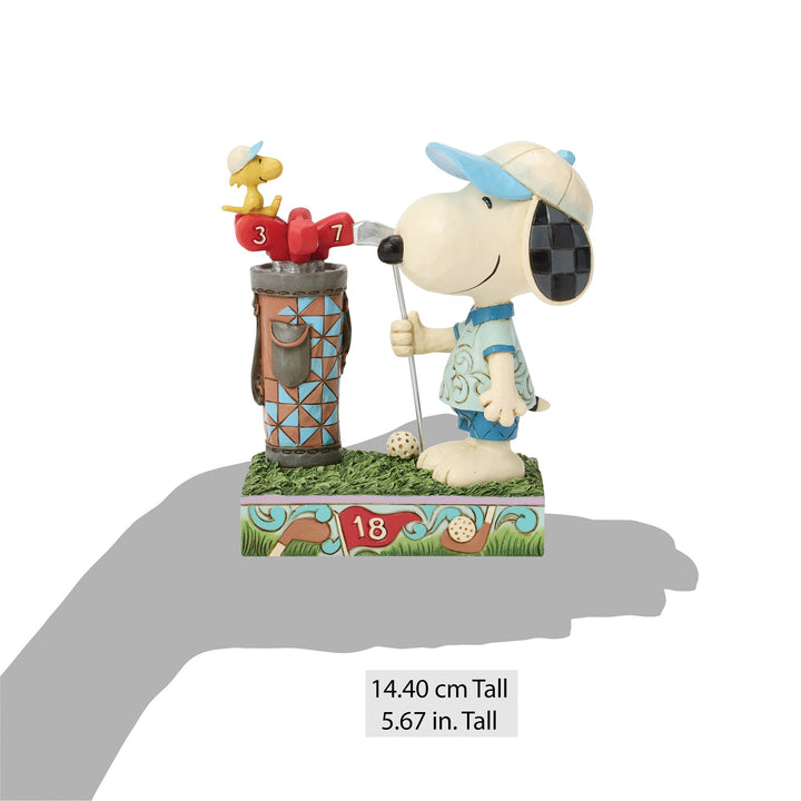 Snoopy and Woodstock Golfing