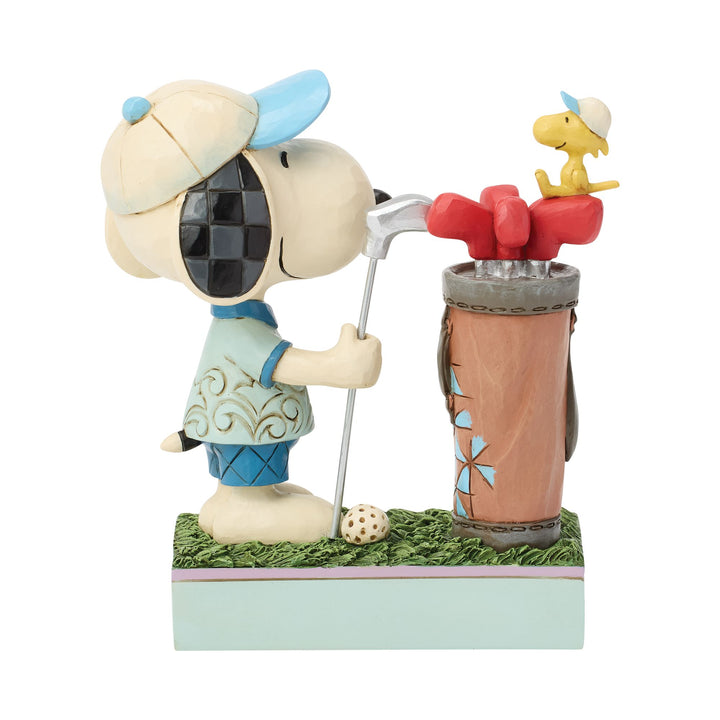 Snoopy and Woodstock Golfing