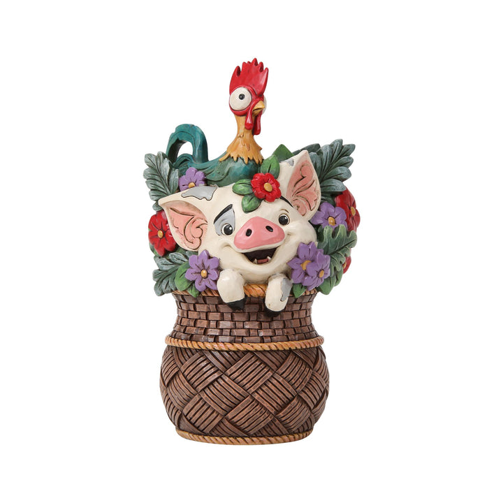 Pua &amp; Hei Hei Flower Basket