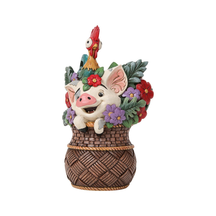 Pua &amp; Hei Hei Flower Basket