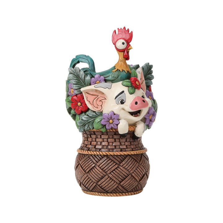 Pua &amp; Hei Hei Flower Basket