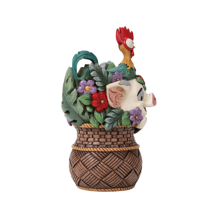 Pua &amp; Hei Hei Flower Basket