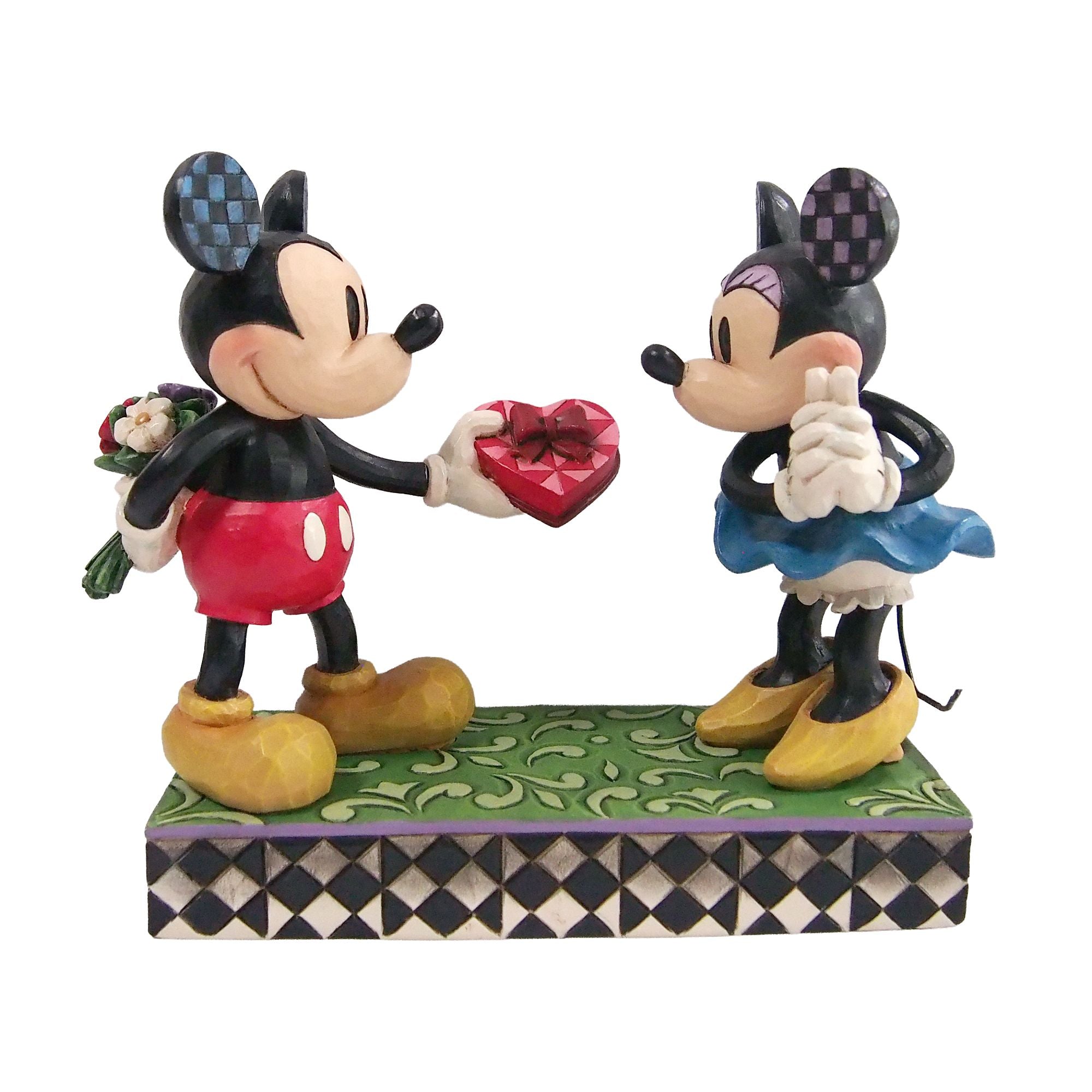 Disney Traditions ミッキー＆ミニー LOVE フィギュア Mickey and Minnie Vintage Love – Jim Shore