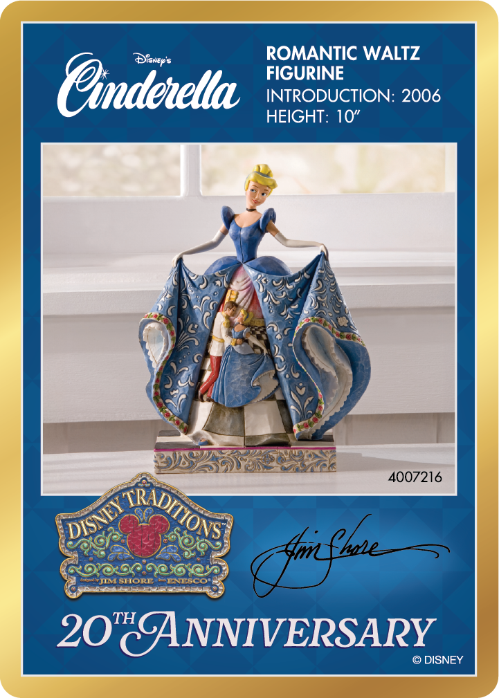 Disney Cinderella Romantic Waltz figurine card