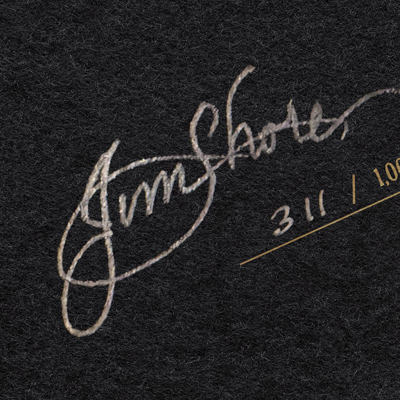 Jim Shore signature on bottom of figurine