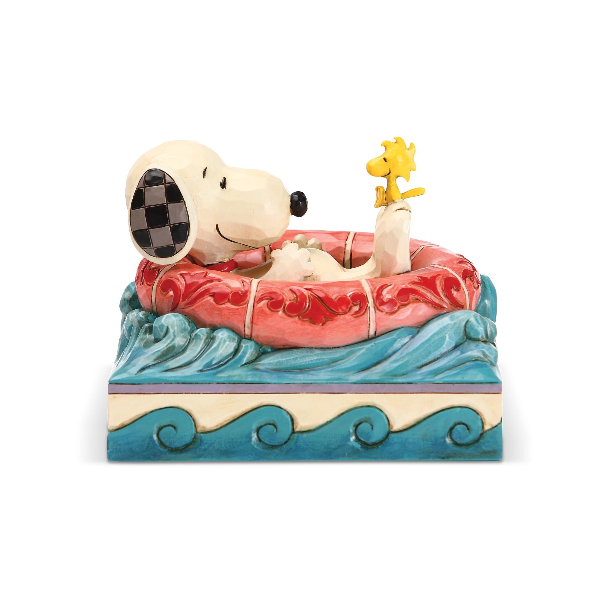 SNOOPY - スヌーピー 海外限定 jim shore  You Lift Me Up Snoopy/Woodstock in Floatie – Jim Shore