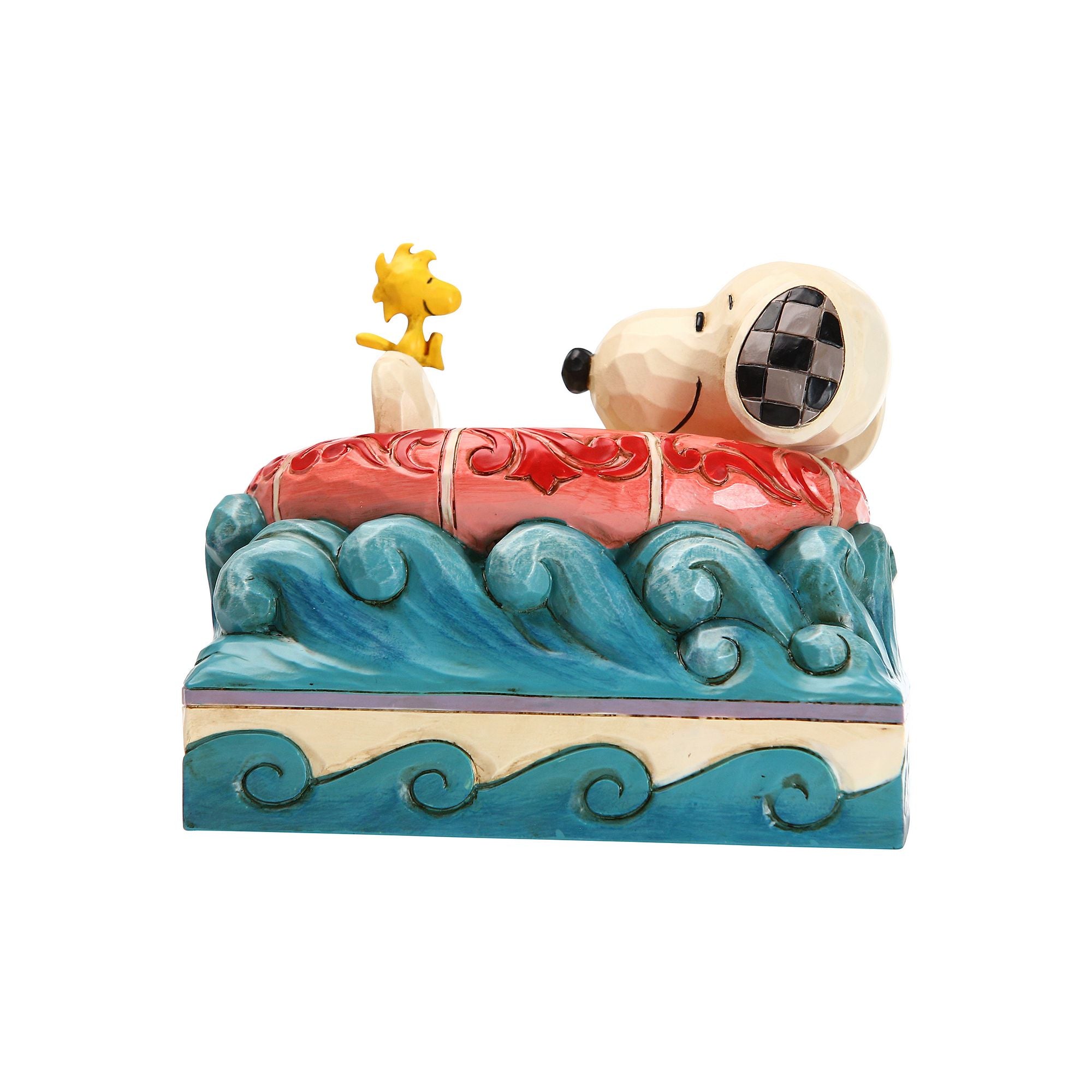 SNOOPY - スヌーピー 海外限定 jim shore  You Lift Me Up Snoopy & Woodstock in Car Surf – Jim Shore