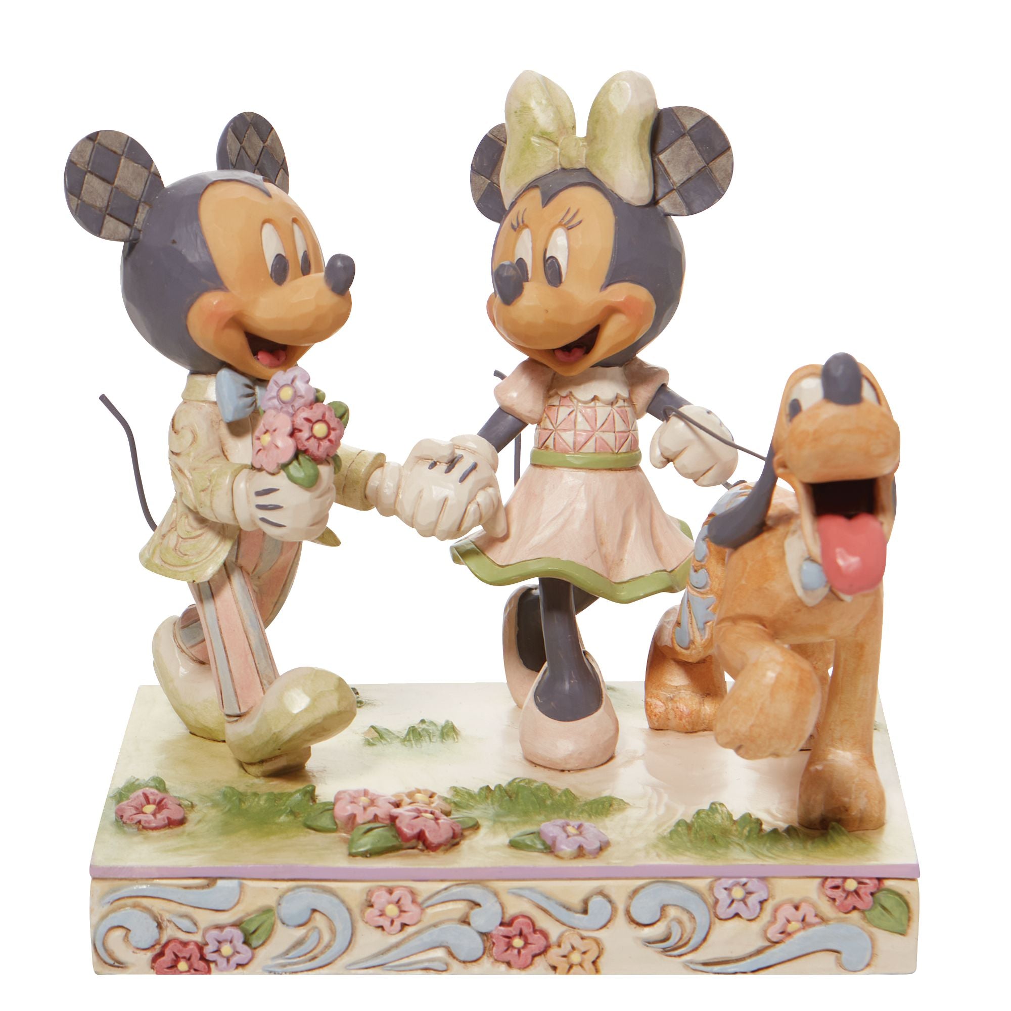 Jimshore DisneyTradition ミッキー ミニー Mickey & Minnie on Swing – Jim Shore